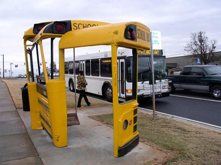 schoolbus busstop