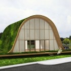 La Maison Vague de Patrick Nadeau à Reims. Cette maison en bois est entièrement recouverte de plantes. De quoi réduire les dépenses énergétiques. La Maison Vague de Patrick Nadeau à Reims. Cette maison en bois est entièrement recouverte de plantes. De quoi réduire les dépenses énergétiques.