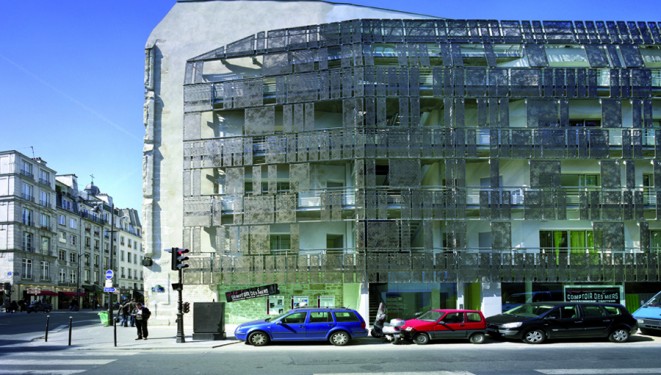 Yves MARCHAND et Romain MEFFRE Programme de onze logements sociaux de la Siemp par Karine Chartier etThomas Corbasson à Paris IVe.