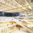 Vue nocturne sur le patio