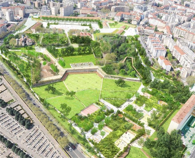 Esquisse - Vue aérienne - IDA+ et projet BASE