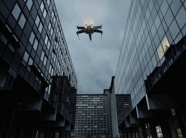 X Wing & Vador - © Cédric Delsaux