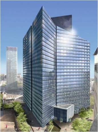 Le bâtiment, construit en 1984, sera entièrement rénové afin de répondre aux exigences environnementales les plus élevées.