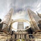 Le Circular Tube en position basse.