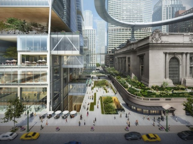 Le projet minimise l'emprise au sol.