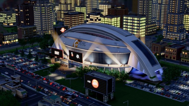 Les équipements – ici un stade – ne sont pas en reste.