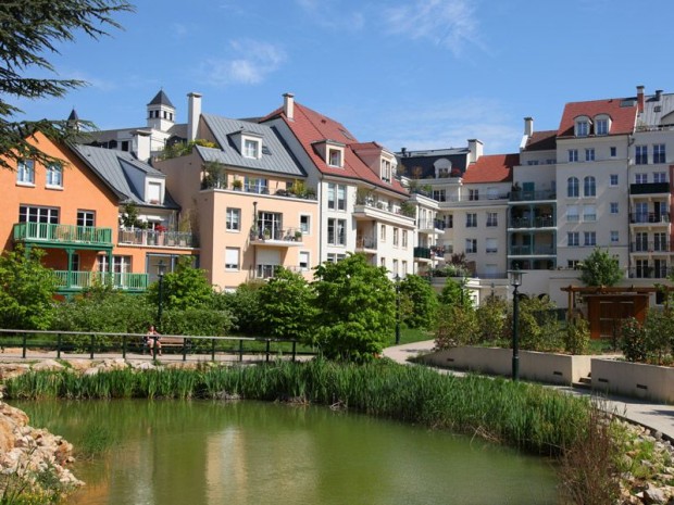 Le projet intègre la une rivière sur un kilomètre de long.