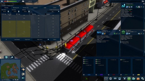 Un trolleybus dans Cities in Motion 2