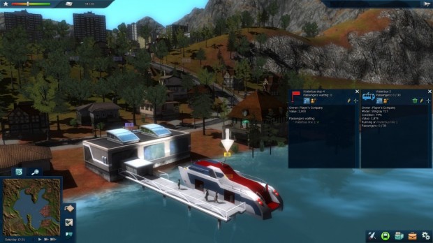 Une navette fluviale dans Cities in Motion 2