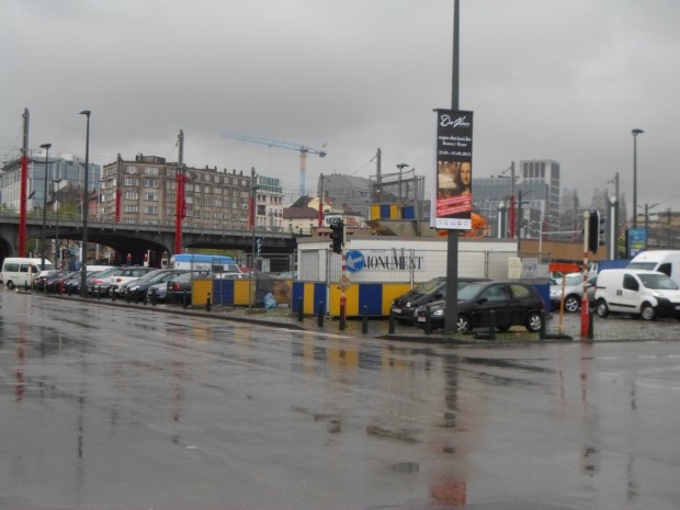 Quartier de la Gare du Midi, principale porte d’entrée de Bruxelles.