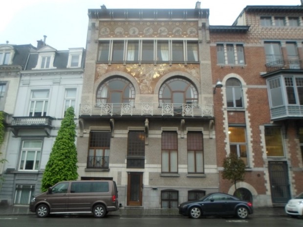 Bruxelles, berceau de l’Art Nouveau. Ici, l’Hôtel Ciamberlani (1897) par Paul Hankar.
