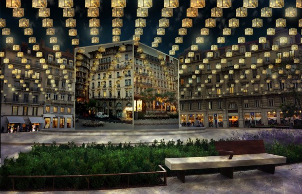 Le "Show Case" mis en place par la Direction de l'éclairage public de la ville de Lyon