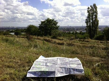 Paris vu de la butte d'Orgemont (Argenteuil). Crédit photo : Wildproject