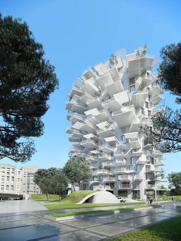 © RSI + Foujimoto + NLA paris + Oxo Architects - Montpellier - l'Arbre blanc