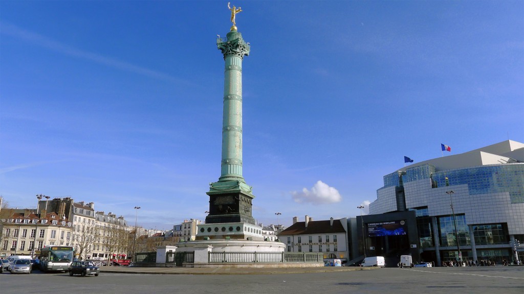 La Place de la Bastille - Paris