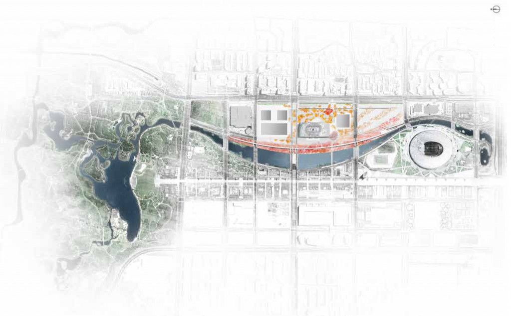 Plan masse – Évolution du quartier des musée - Atelier Jean Nouvel - Musée des arts de la Chine