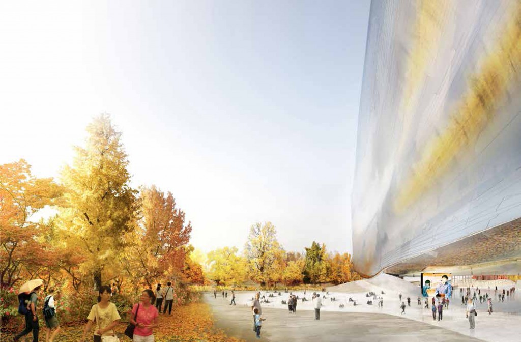 À l’Est, une fusion de ciel et de jardins - Atelier Jean Nouvel - Musée des arts de la Chine