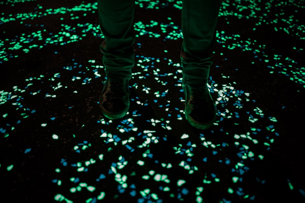 Une Piste Cyclable Phosphorescente aux Pays-Bas - Studio Roosegaarde