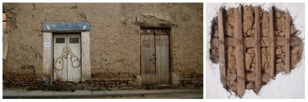 Habitat traditionnel andin Bolivie et Colombie