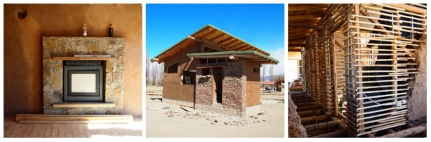 Éco-constructions approuvées par la municipalité de Uspallata, Argentine 