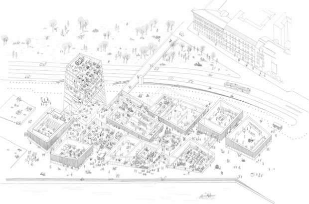 Axonométrie / © MKA