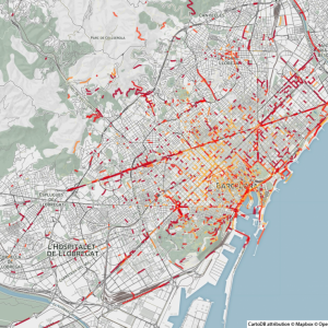 Odeur de carburant - Barcelone - Smelly Maps