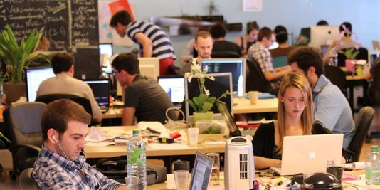 L’accélérateur de start-up "Le camping" / © lemonde