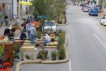 A Build a Better Block installation in Kansas City inspired by activists in Oak Cliff, Dallas. (Photo credit: Build a Better Block)