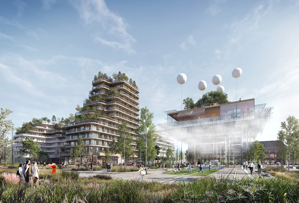 « Inventons la Métropole du Grand Paris 2 / HIGH GARDEN » - Image © YAM Studio, Hamonic+Masson & Associés, XO3D.